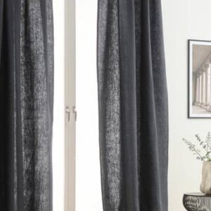 HEDDIE linnegardin 2-pack Kolgrå