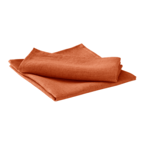 HEDDIE servett 2-pack Ockrabrun