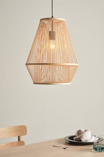 HERA taklampa Naturbrun