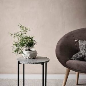 HEYWOOD sidobord ø 42 cm Grå