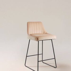 HOLLIE barstol Puderbeige