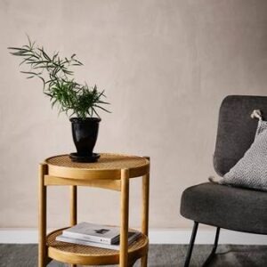 HÖLLVIKEN sidobord ø 48 cm Natur