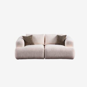 Hanah Home – 2-sits soffa Afelio – Vit – 2-sits soffor – Från Homeroom