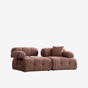 Hanah Home – 2-sits soffa Puca – Brun – 2-sits soffor – Från Homeroom