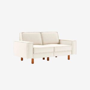 Hanah Home – 2-sits soffa Sparrow – Vit – 2-sits soffor – Från Homeroom