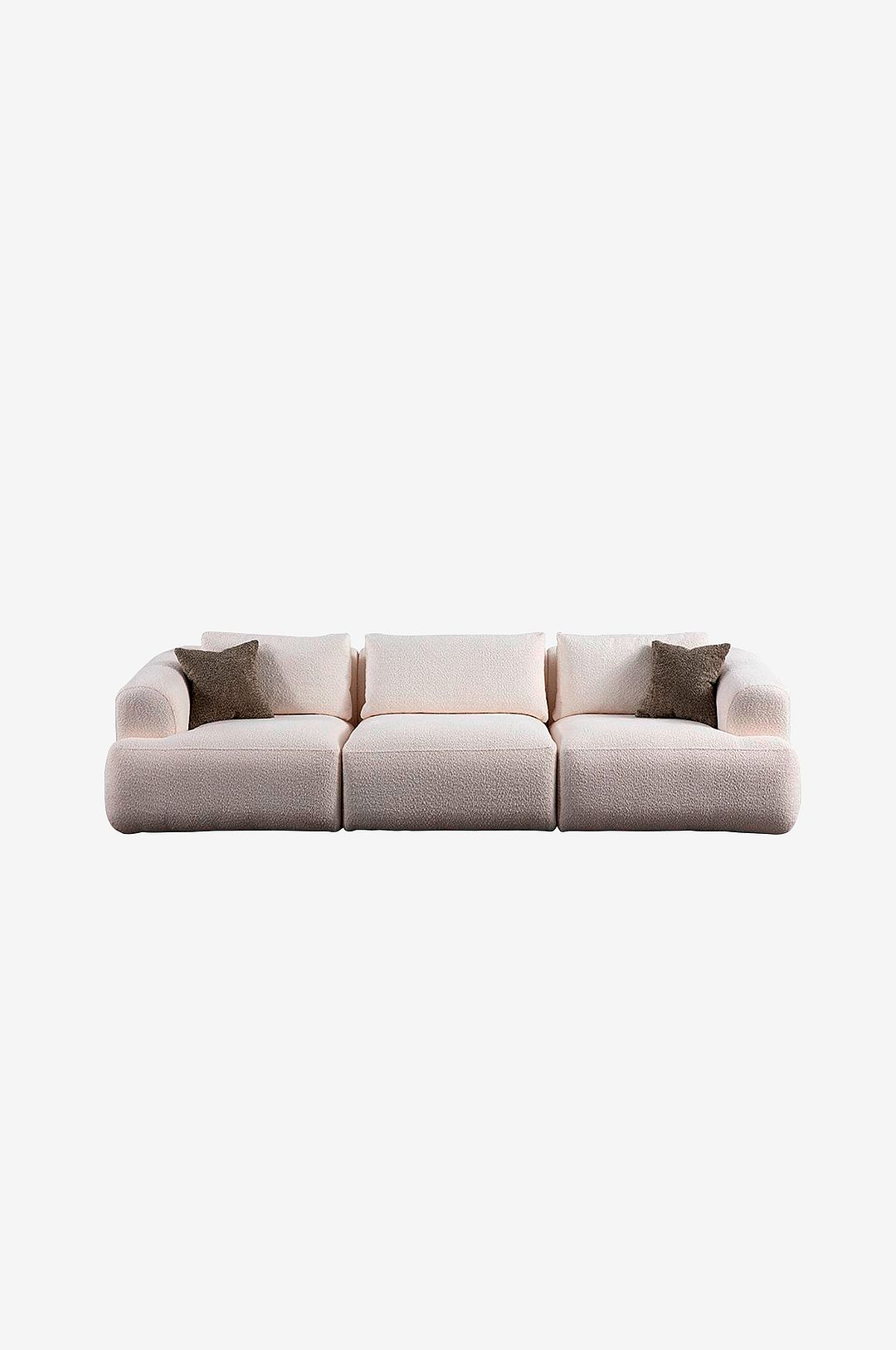 Hanah Home - 3-sits soffa Afelio - Vit - 3-sits soffor - Från Homeroom
