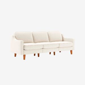 Hanah Home – 3-sits soffa Robi – Vit – 3-sits soffor – Från Homeroom