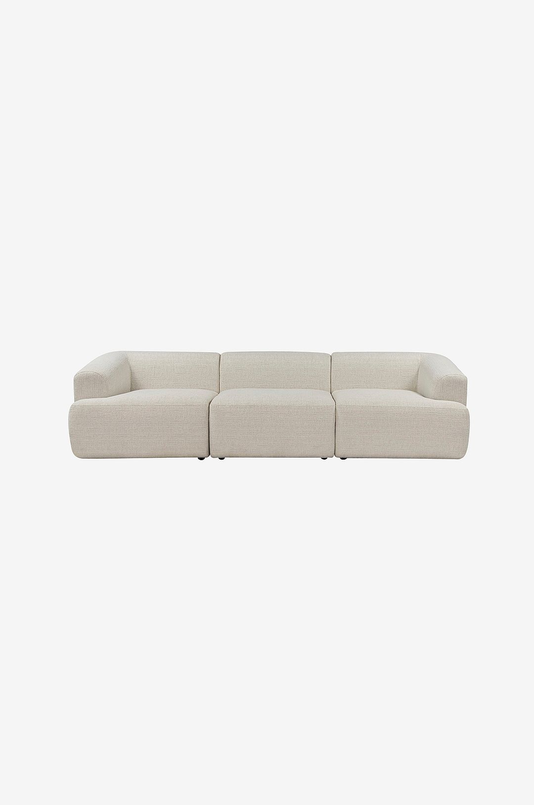 Hanah Home - 3-sitsig soffa Lotus - Vit - 3-sits soffor - Från Homeroom