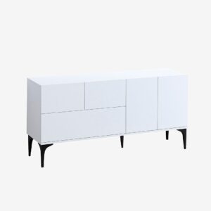 Hanah Home – Avlastningsbord – Glise – Vit – Skänkar & sideboards – Från Homeroom