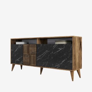 Hanah Home – Avlastningsbord Milana 160 cm – Brun – Skänkar & sideboards – Från Homeroom