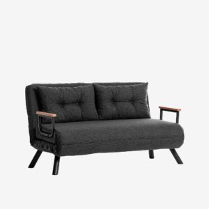 Hanah Home – Bäddsoffa 2-sits – Sando – Grå – Bäddsoffor – Från Homeroom