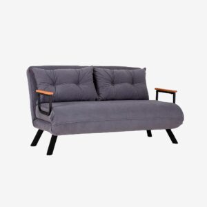 Hanah Home – Bäddsoffa 2-sits Sando – Grå – Grå – 2-sits soffor – Från Homeroom