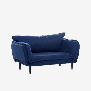 Hanah Home – Bäddsoffa 2-sits – Vino – Blå – Bäddsoffor – Från Homeroom