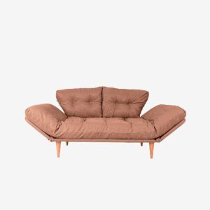 Hanah Home – Bäddsoffa 3-sits – Nina – Brun – Bäddsoffor – Från Homeroom