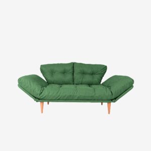 Hanah Home – Bäddsoffa 3-sits – Nina – Grön – Bäddsoffor – Från Homeroom