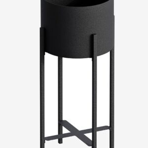 Hanah Home – Dekorativ kruka-Cheet – Svart – Krukor & vaser – Från Homeroom