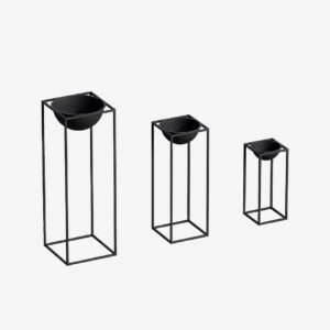 Hanah Home – Dekorativ kruka-Jashua – Svart – Krukor & vaser – Från Homeroom