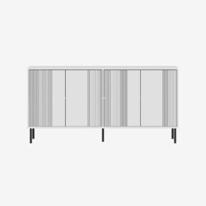 Hanah Home – Konsol Refra – Vit – Avlastningsbord & sidobord – Från Homeroom