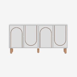 Hanah Home – Konsol Verona – Vit – Avlastningsbord & sidobord – Från Homeroom