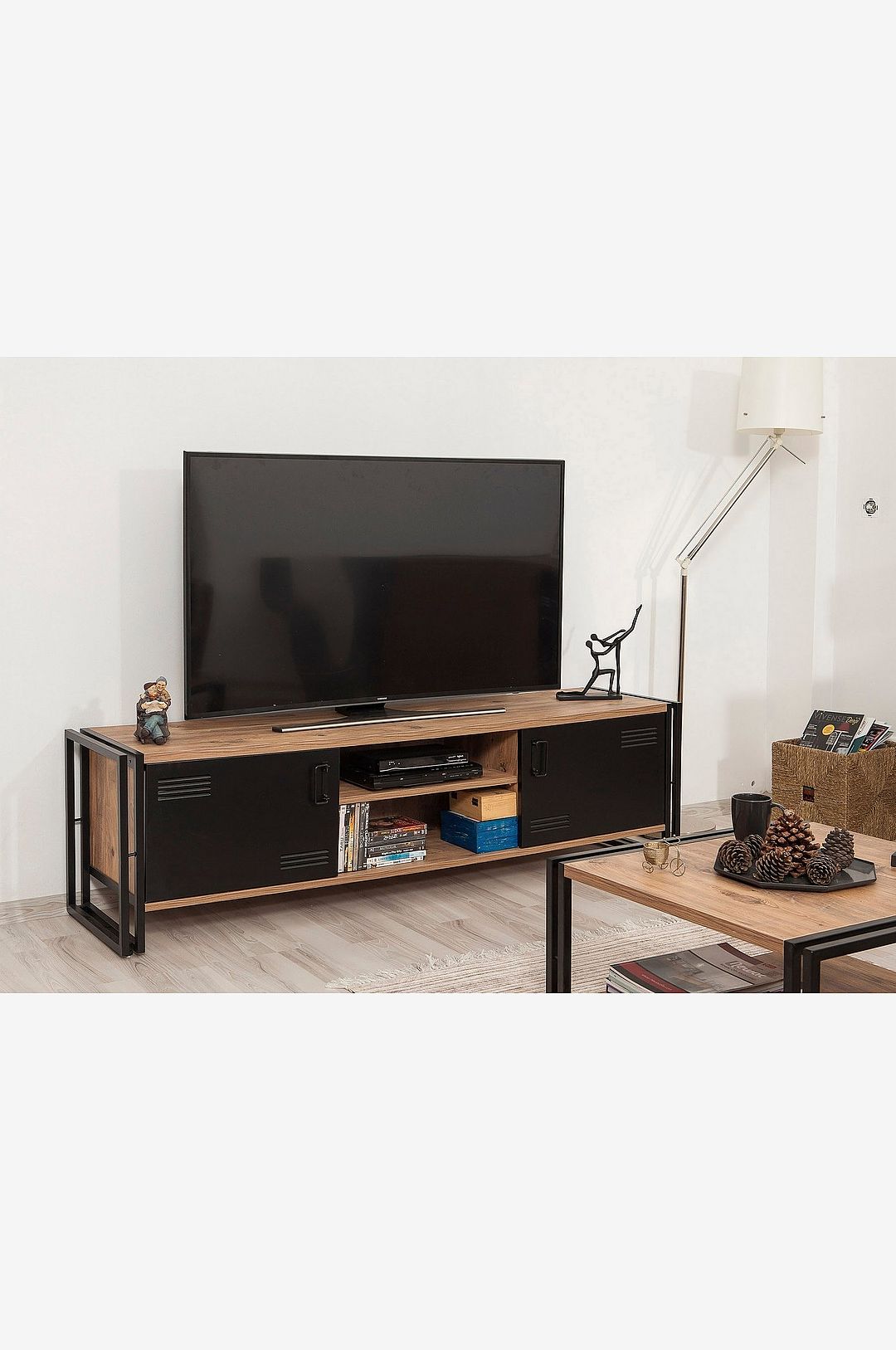 Hanah Home – Mediabänk Cosmo Rex – Brun – TV-bänkar & mediabänkar – Från Homeroom