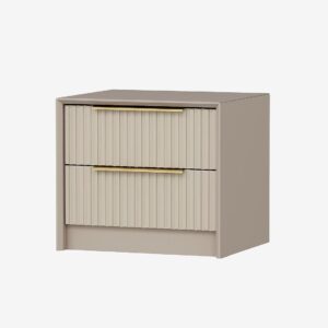 Hanah Home – Sängbord – Florya – Grå – Sängbord – Från Homeroom