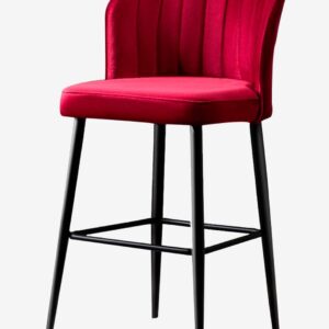 Hanah Home – Set med barstolar (2 st.) – Buri – Röd – Barstolar & pallar – Från Homeroom