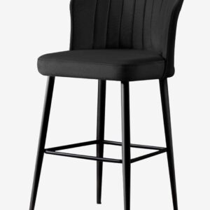 Hanah Home – Set med barstolar (2 st.) – Buri – Svart – Barstolar & pallar – Från Homeroom