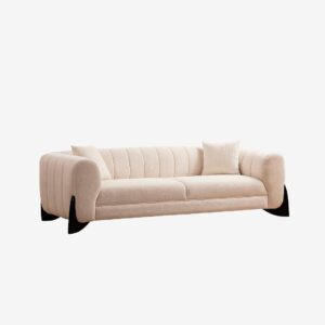 Hanah Home – Soffa 3-sits – Vaha – Vit – 3-sits soffor – Från Homeroom