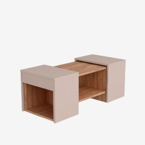 Hanah Home – Soffbordsuppsättning Sartos – Brun – Soffbord – Från Homeroom