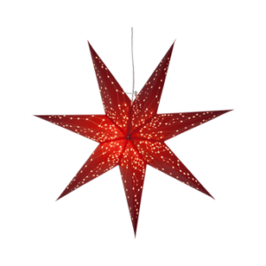 Hängande Stjärna Galaxy 60cm Röd
