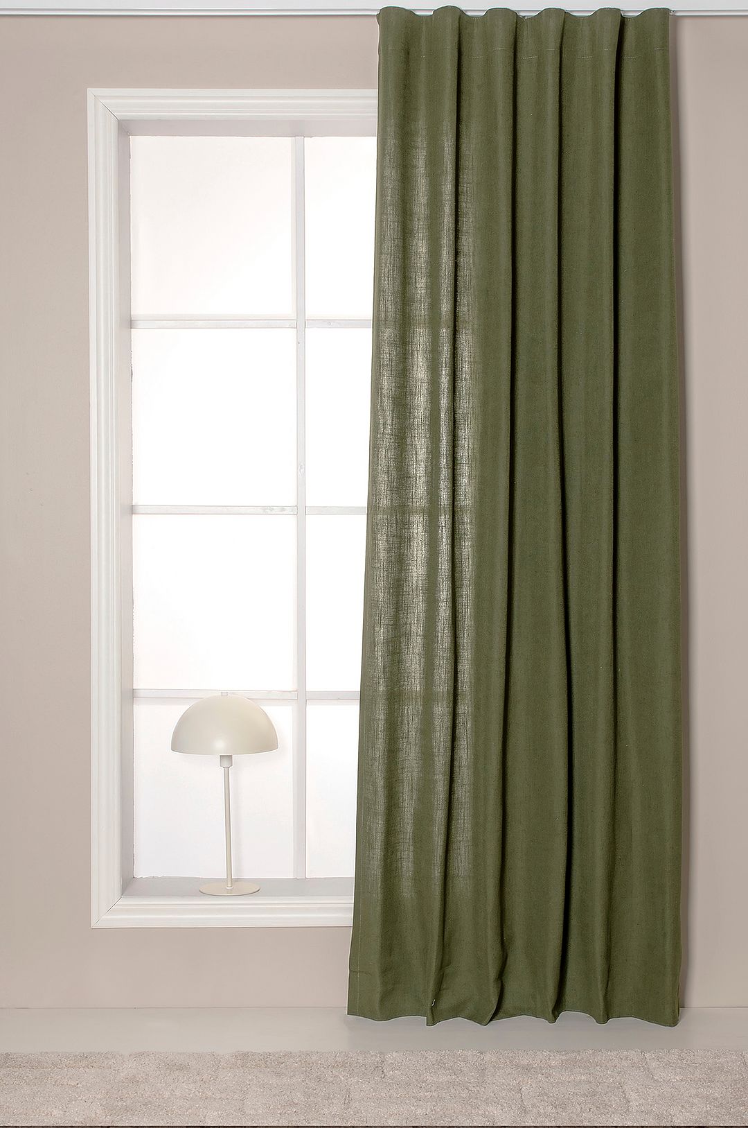 Hasta – Gardin Lina 132×250 – Grön – Veckbandslängder – Från Homeroom