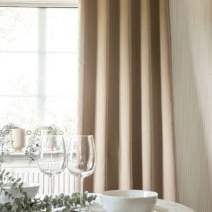 Hasta – Gardin Svala (recycle) 132×250 cm – Beige – Hanklängder – Från Homeroom