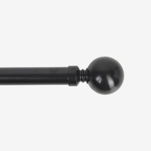 Hasta – Gardinstång Comet 16/19 mm – Svart – Gardintillbehör – Från Homeroom