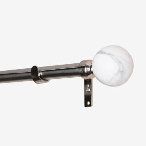 Hasta – Gardinstång Set Ofelia 110-200 cm – Silver – Gardintillbehör – Från Homeroom