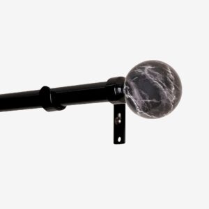 Hasta – Gardinstång Set Ofelia 110-200 cm – Svart – Gardintillbehör – Från Homeroom