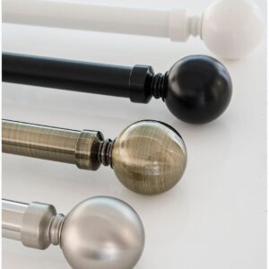 Hasta – Gardinstångset Comet 26/28 – Silver – Gardintillbehör – Från Homeroom