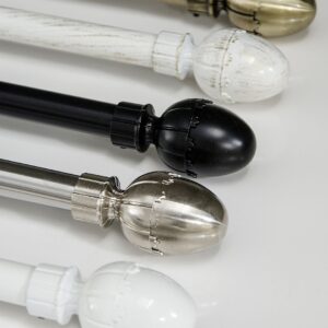 Hasta – Gardinstångset Elin 16/19 – Vit – Gardintillbehör – Från Homeroom