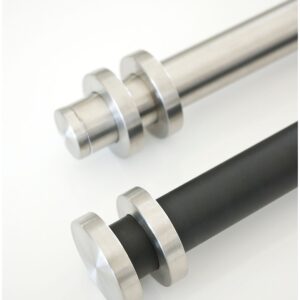 Hasta – Gardinstångsset Infront 26/28 – Svart – Gardintillbehör – Från Homeroom