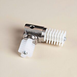 Hasta – Hörnböj – Silver – Gardintillbehör – Från Homeroom