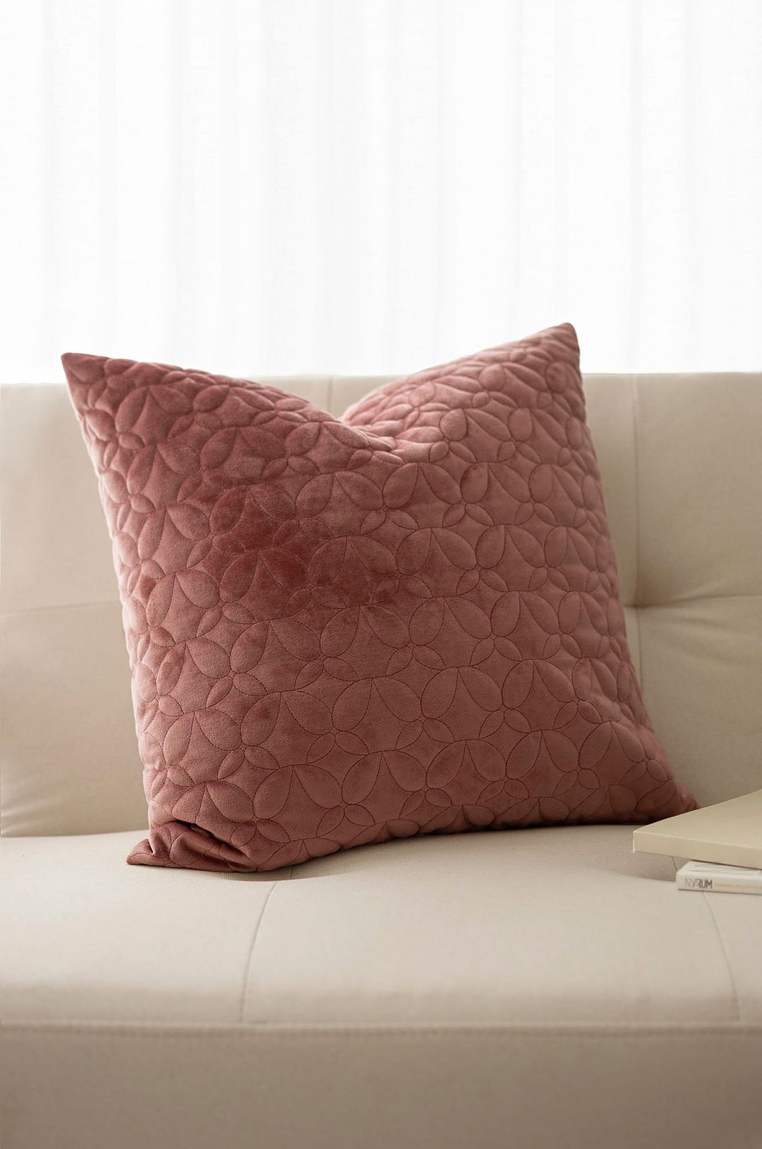 Hasta – Kuddfodral Ljuva 50×50 – Rosa – Prydnadskuddar & kuddfodral – Från Homeroom