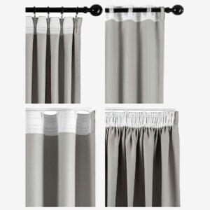 Hasta – Mörkläggande gardin Dokie – Grå – Mörkläggningsgardiner – Från Homeroom