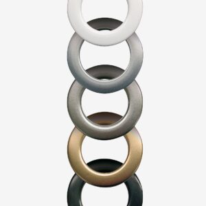 Hasta – Öljetter 10p – Silver – Gardintillbehör – Från Homeroom