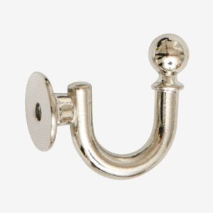 Hasta – Omtagskrok 2-pack – Silver – Gardintillbehör – Från Homeroom