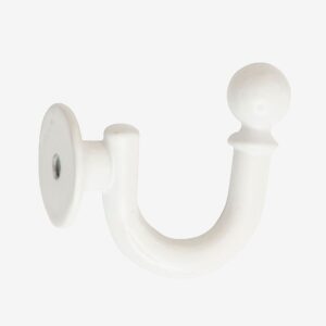 Hasta – Omtagskrok 2-pack – Vit – Gardintillbehör – Från Homeroom