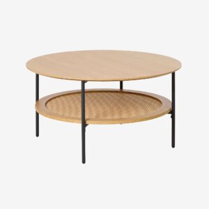 Håum – Coffee Table Ø80 Cm Brooklyn – Natur – Soffbord – Från Homeroom