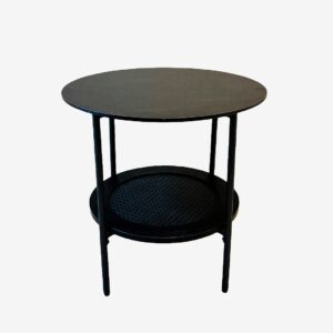 Håum – Side Table Ø50 Cm Brooklyn – Svart – Avlastningsbord & sidobord – Från Homeroom