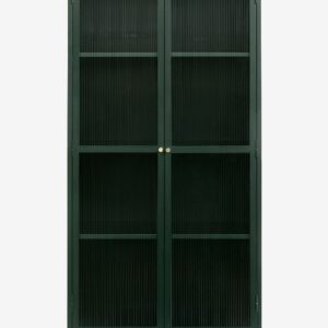 Håum – Vitrinskåp Sundsvall 190 x 90 x 40 cm – Grön – Skåp – Från Homeroom