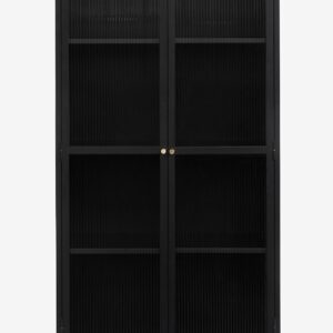 Håum – Vitrinskåp Sundsvall 190 x 90 x 40 cm – Svart – Skåp – Från Homeroom