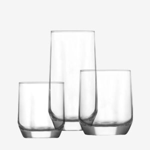 Hermia – Set med glas Dias (18 delar) – Transparent – Drinkglas & shotglas – Från Homeroom
