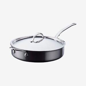 Hestan – Traktörpanna NanoBond Ø 30 cm, 4,7 liter – Krom – Stekpannor & grillpannor – Från Homeroom